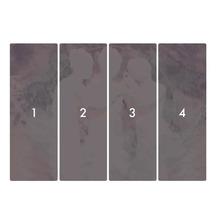 Image murale en quatre parties avec motif de couple