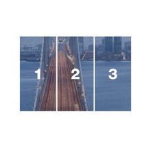 Image de pont en trois parties divisée en trois segments.