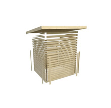 Holzlager für den Aussenbereich als Bausatz