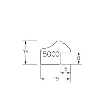 Diagramme indiquant les dimensions d'un profilé