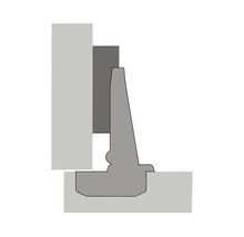 Querschnitt eines Mauersicherungselements zur Befestigung im Boden