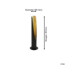 Dekorative Gartenleuchte, Höhe 39,5 cm, Durchmesser 6 cm