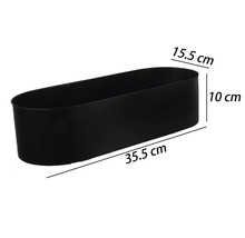 Jardinière rectangulaire mesurant 35,5 cm x 15,5 cm x 10 cm