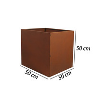 Quadratischer Pflanzkübel, 50x50x50 cm, für den Aussenbereich