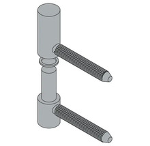 Paumelle de porte avec vis