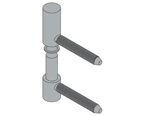 Paumelle de porte avec vis
