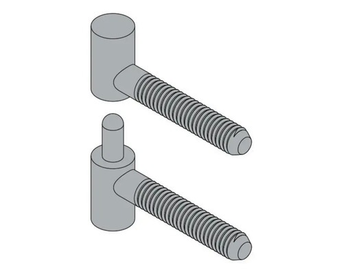 Paumelle à visser pour le vissage