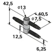 Dessin technique d'un raccord avec dimensions