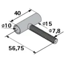 Dessin technique d'un boulon avec dimensions