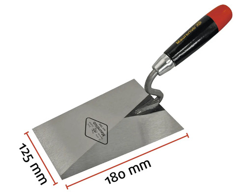 Truelle de maçon, lame de truelle d'environ 125 x 180 millimètres