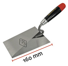 Truelle de maçon avec une longueur de lame de 160 millimètres