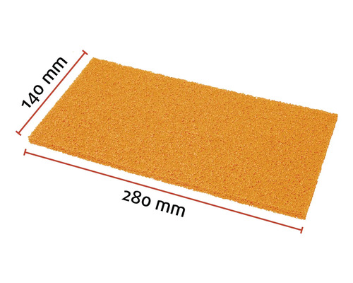 Schleifvlies, 280 mm Länge und 140 mm Breite