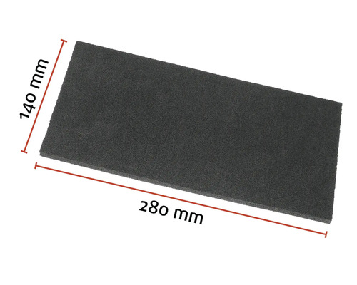 Dämmmatte aus Schaumstoff, 280 mm x 140 mm