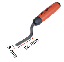 Truelle à joint Fugenboy avec des dimensions de 8 millimètres et 50 millimètres