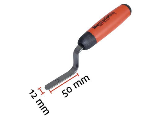 Outil à joint avec manche et dimensions de 12 millimètres et 50 millimètres