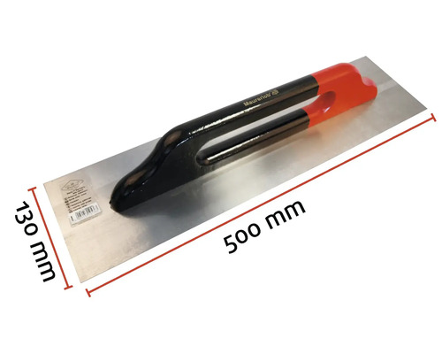 Truelle à lisser Maurerlob avec des dimensions de 500 mm de longueur et 130 mm de largeur