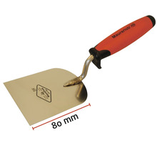 Truelle de maçon avec lame de 80 mm de large et manche