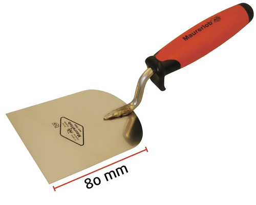 Truelle de maçon avec lame de 80 mm de large et manche