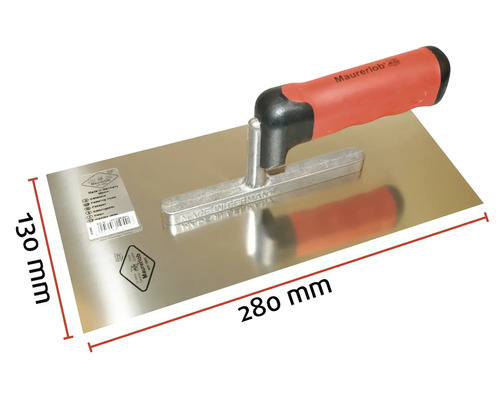 Taloche à lisser Maurerlob, longueur 280 mm, largeur 130 mm