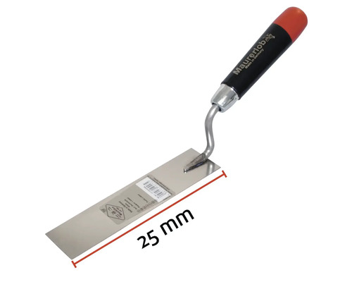 Truelle de maçon avec largeur de lame de 25 mm