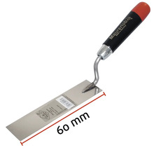 Truelle de maçon avec une largeur de lame de 60 millimètres