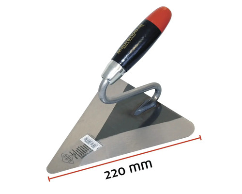 Dreieckige Maurerkelle, 220 Millimeter