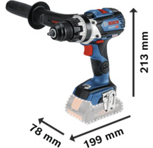 Bosch Professional Akku Bohrschrauber mit Abmessungen