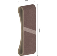 Bande abrasive, 65 x 410 millimètres