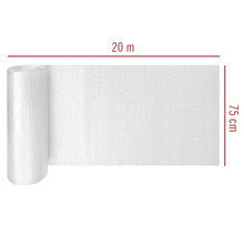 Rouleau de toile anti-mauvaises herbes, 20 mètres de long et 75 centimètres de large