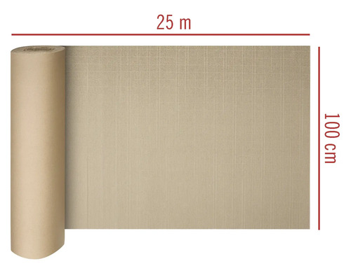 Image d'une natte en raphia sur un rouleau, 100 cm de large et 25 m de long