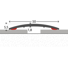 Représentation d'un passage de câbles avec des indications de mesure