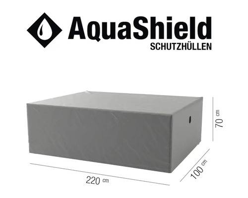 Housse de protection AquaShield pour mobilier de jardin, 220 x 100 x 70 centimètres