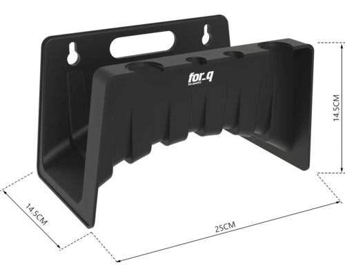Porte-outils mesurant 25 x 14,5 x 14,5 centimètres