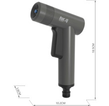 Pistolet de pulvérisation d'eau For Q avec dimensions