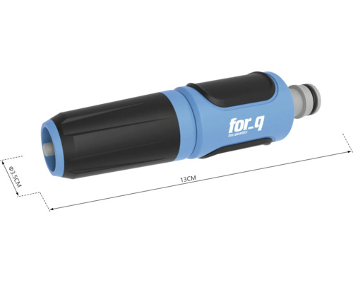 Gartenspritze von for_q, 13 Zentimeter lang, Düsendurchmesser 3,5 Zentimeter