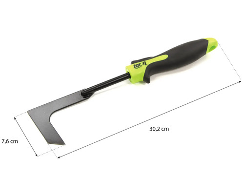 Désherbeur d'une longueur de 30,2 cm et d'une largeur de 7,6 cm.