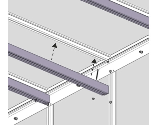 Kit d'extension pour pavillon Helena 8600, blanc
