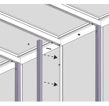 Kit d'extension pour pavillon Helena 8600, blanc