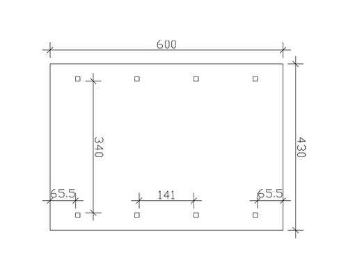 Dessin technique avec dimensions