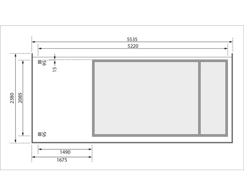 Plan d''un abri de jardin avec dimensions