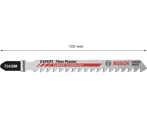 Bosch Expert Stichsägeblatt Fiber Plaster mit einer Länge von 100 mm