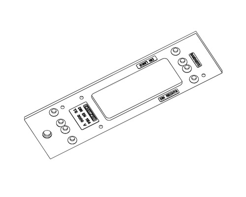 Platine de montage pour ferme-porte