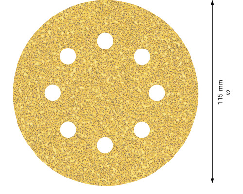 Disque abrasif, grain inconnu, diamètre 115 millimètres