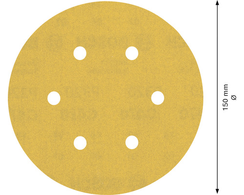 Schleifscheibe, 150 mm Durchmesser