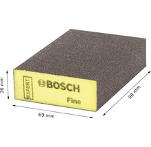 Schleifschwamm Fine für Handschleifer Bosch, 69x97x26 mm, Ungelocht, 50 Stück