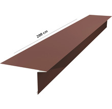 Angle de rive d''une longueur de 200 cm.