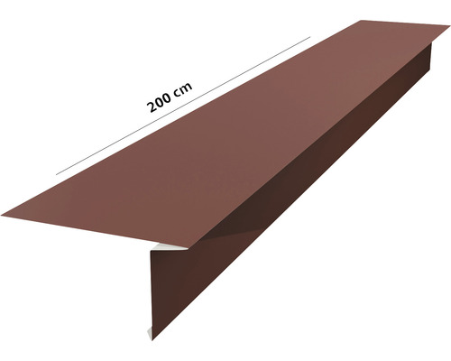 Angle de rive d''une longueur de 200 cm.