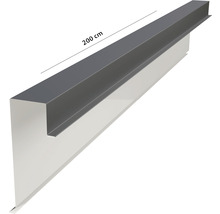 Dachrandprofil aus Metall, 200 cm lang