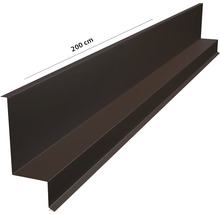 Metall Fensterbank mit einer Länge von 200 cm.