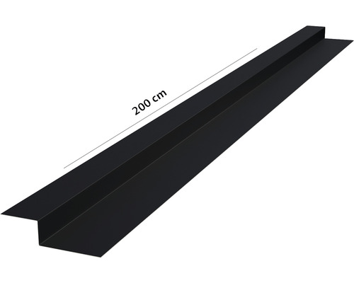 Profilé de bord de toit en métal, 200 cm de long